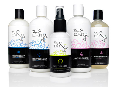 img-danu Packaging design for hair care line focused on mothers.