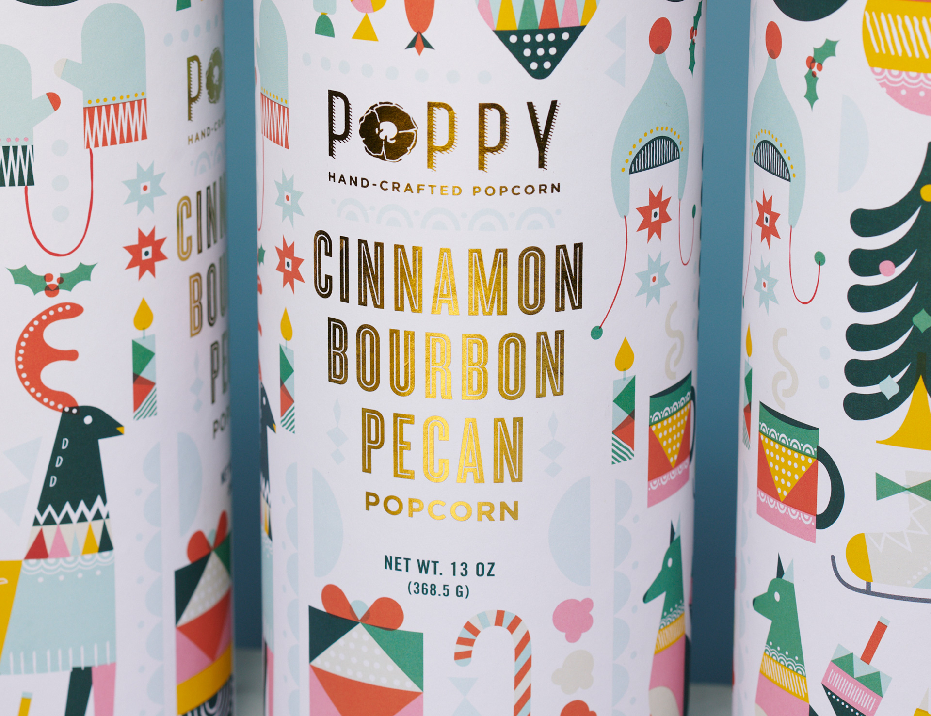 Popcorn holiday. Brand Holiday collection.